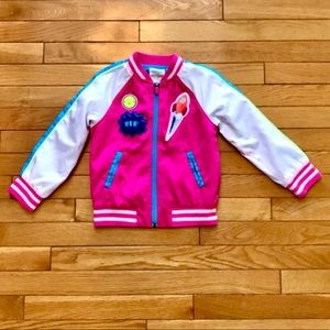 💕4/5 Cat & Jack super cute jacket with patches!